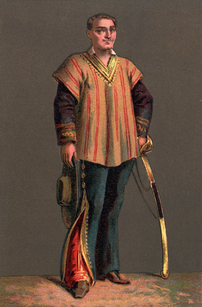 Portrét BENITA PABLA JUAREZE (1806-1872) mexického státníka a revolucionáře. Chromolitografie Soukromá sbírka od Anonymous Anonymous