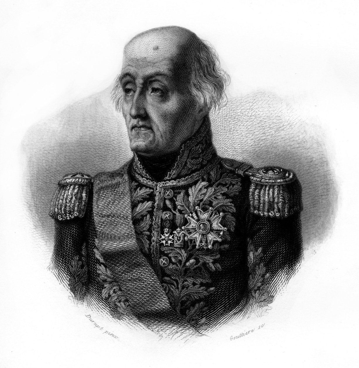 Portrét Bon-Adriena (Bon Adrien) Jeannot de Moncey (nebo Jannot de Moncey) od Anonymous Anonymous