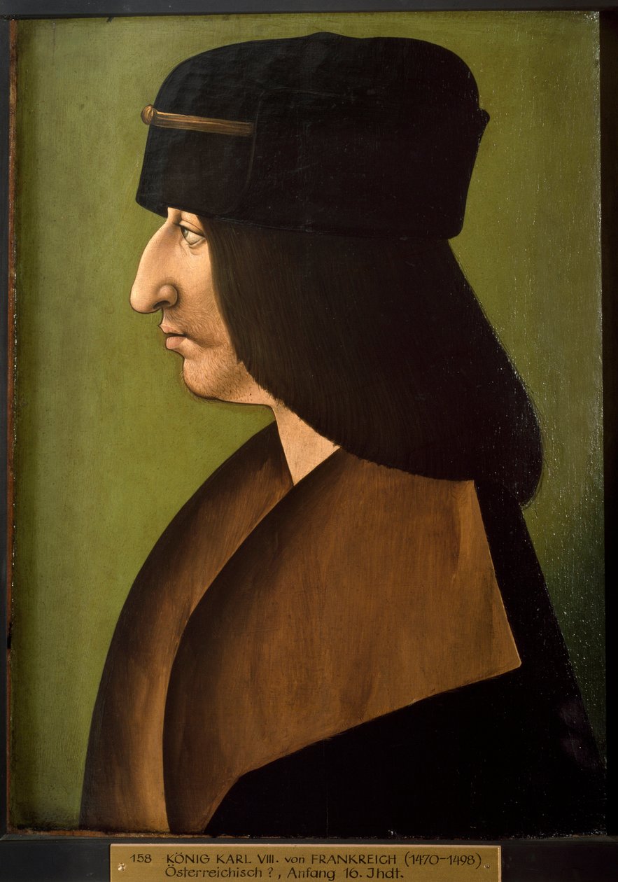 Portrét francouzského Karla VIII. (malba) od Anonymous Anonymous