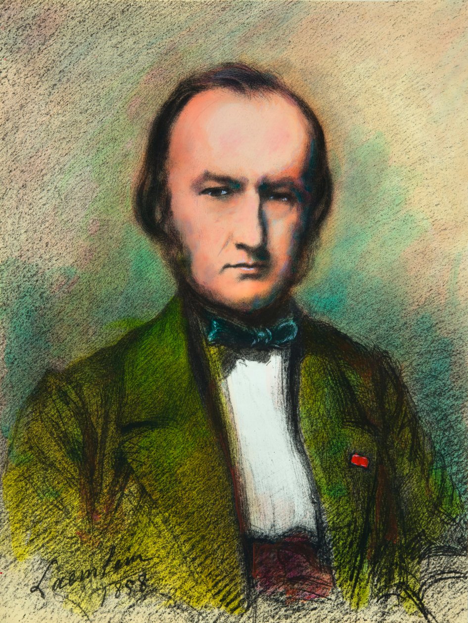 Portrét Clauda Bernarda (1813-1878) lékaře a fyziologa, sbírka Privee od Anonymous Anonymous