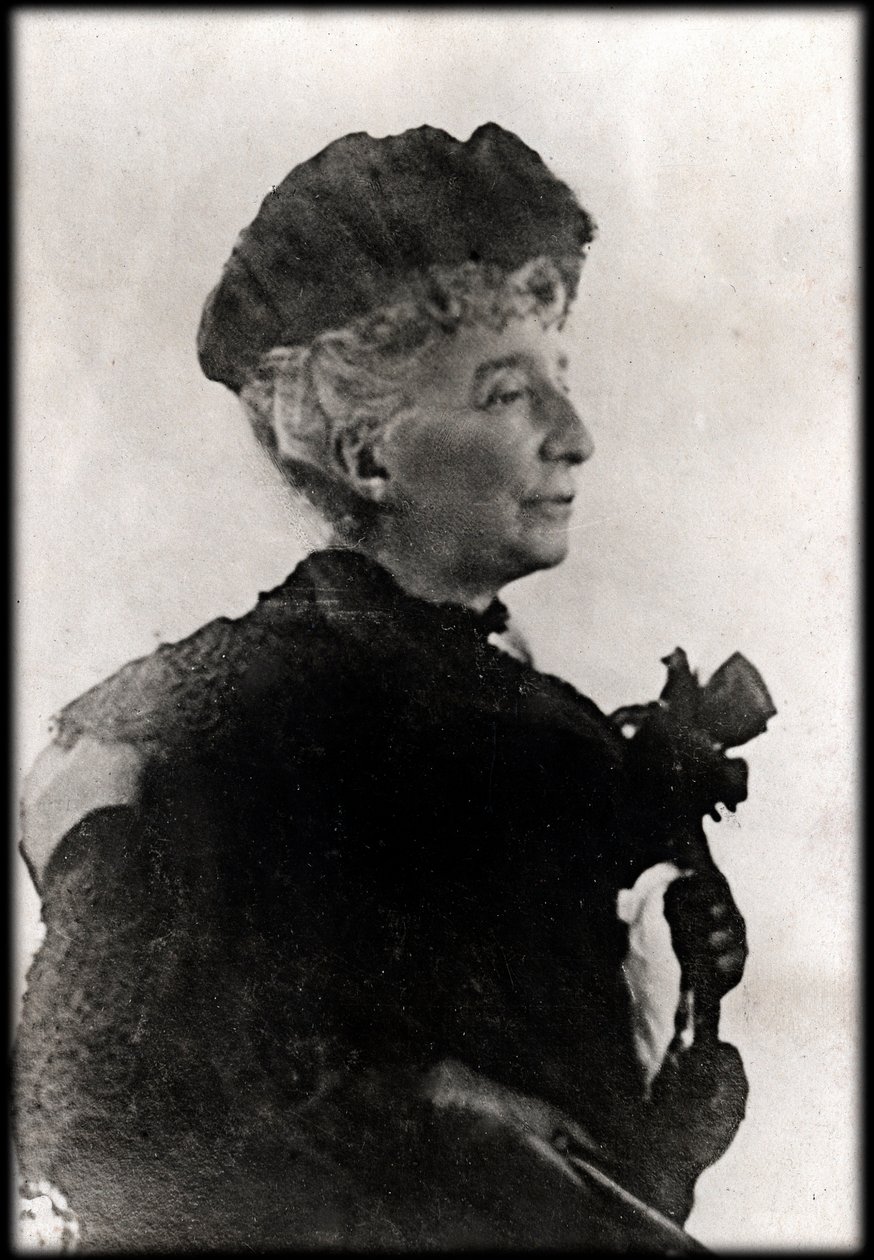 Portrét Cosimy Wagnerové (1838 - 1930) - Portrét Cosimy Francescy Gaetany Wagnerové (1837 - 1930), dcery Franze Liszta a druhé manželky Richarda Wagnera. od Anonymous Anonymous