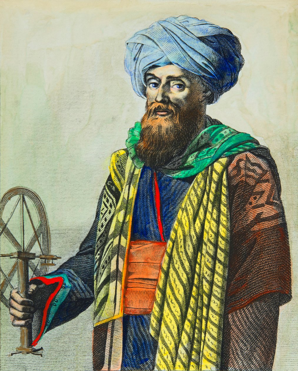 Portrét Domingo Badia y Leblich (také jménem Ali Bey) (1767-1818) španělský důstojník, sbírka Privee od Anonymous Anonymous