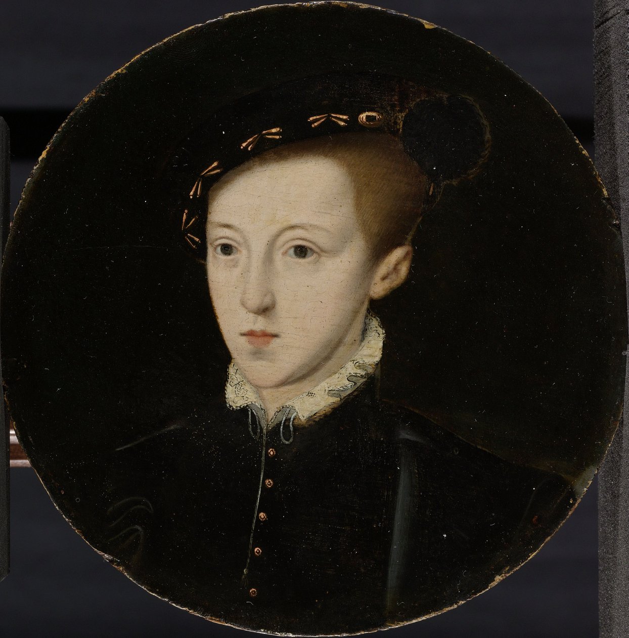 Portrét Edwarda VI. (1537-1553), kolem roku 1550 (olej na panelu) od Anonymous Anonymous