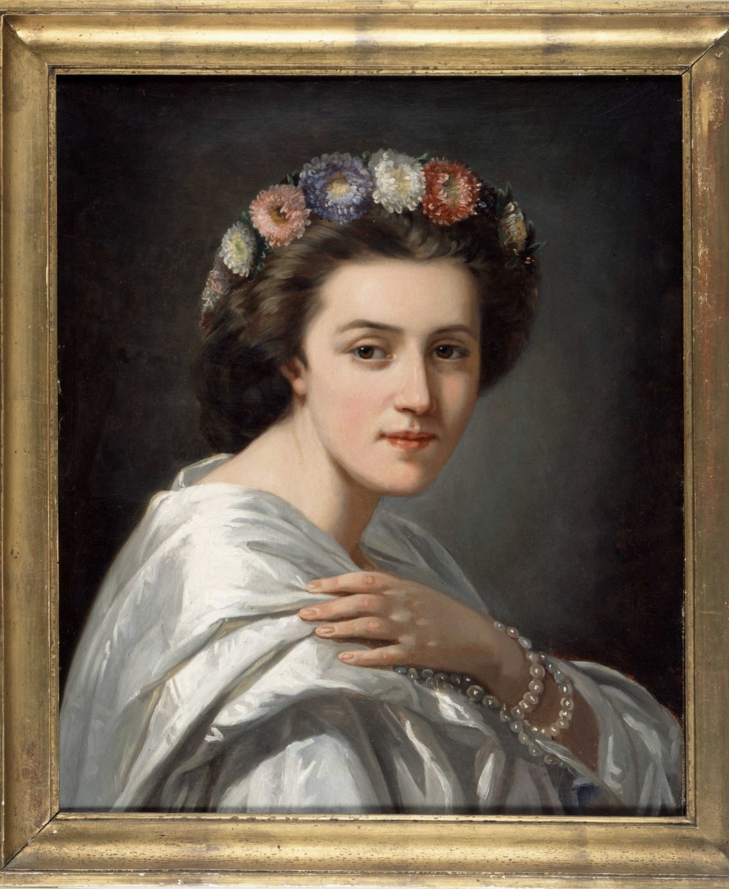 Portrét Eleonory Duse (1858-1924), italské komičky. Anonymní obraz z konce 19. století. Soukromá sbírka. od Anonymous Anonymous