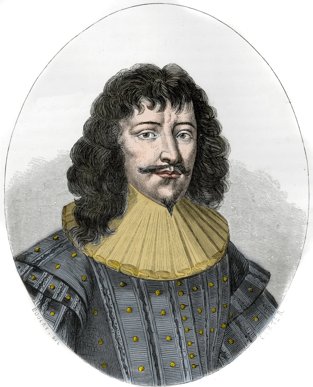 Portrét Francois-Henri de Montmorency-Bouteville (nazývaného Francois Henri de Montmorency Bouteville), zvaného Marechal de Luxembourg od Anonymous Anonymous