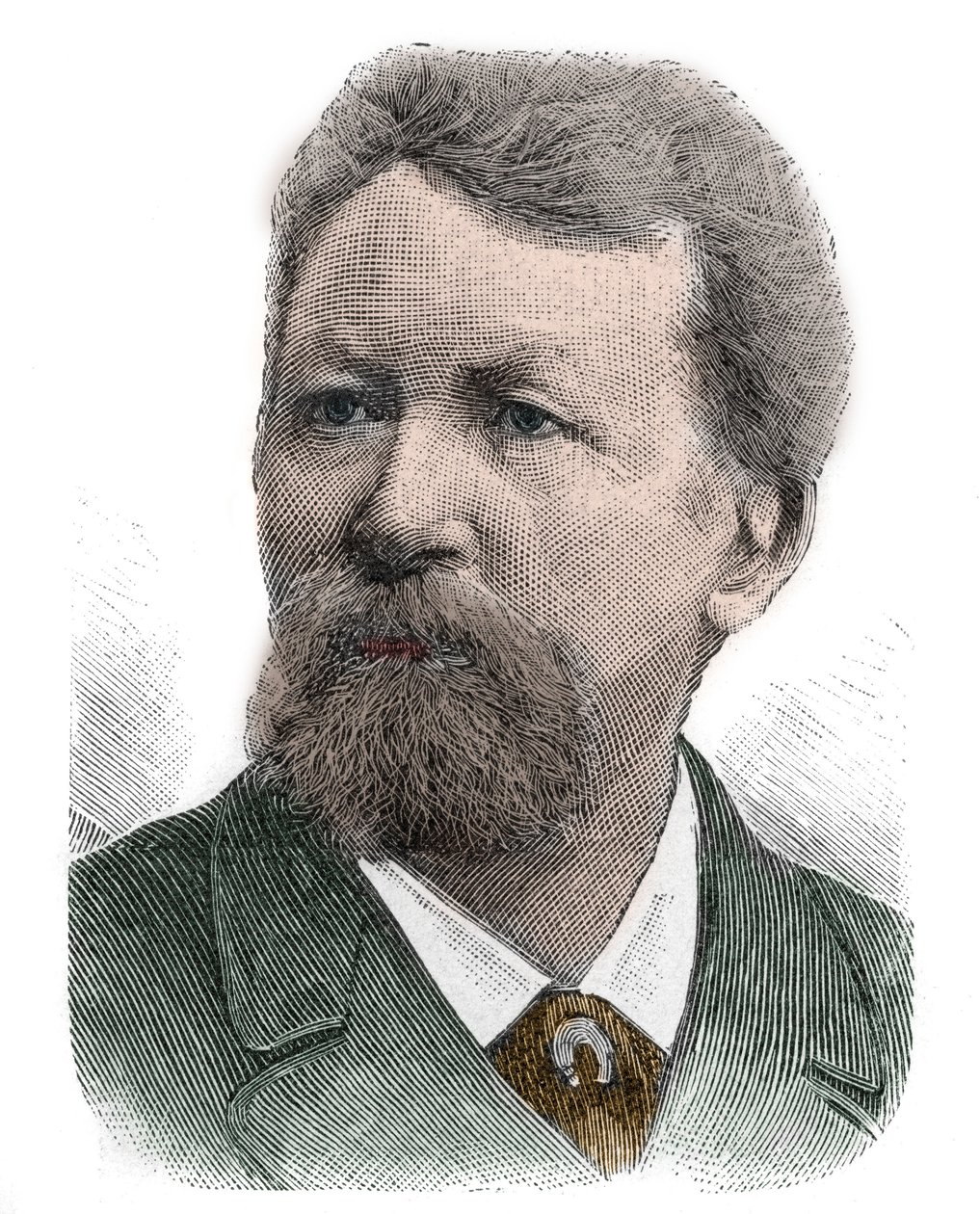 Portrét Friedricha Gerharda Rohlfse (1831-1896) Německý geograf, cestovatel, spisovatel a dobrodruh - Friedrich Gerhard Rohlfs, německý geograf, průzkumník Afriky a spisovatel od Anonymous Anonymous