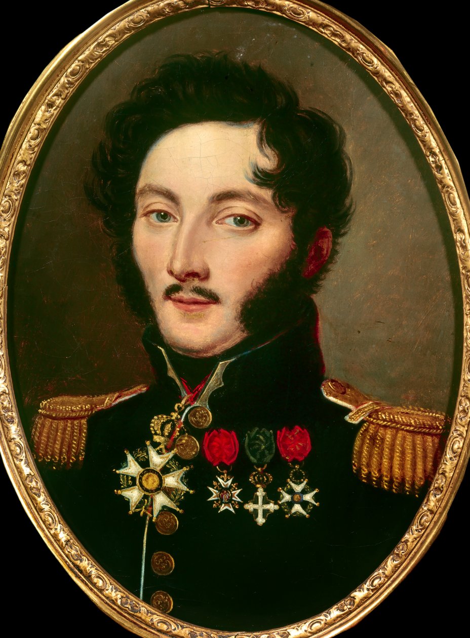 Portrét generála barona Gourgauda (1783-1852), anonymní obraz. Soukromá sbírka 19. století od Anonymous Anonymous