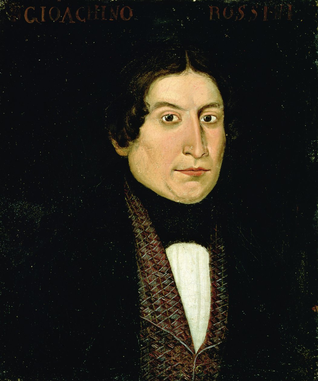 Portrét Gioacchina Rossiniho (1792-1868) (olej na plátně) od Anonymous Anonymous
