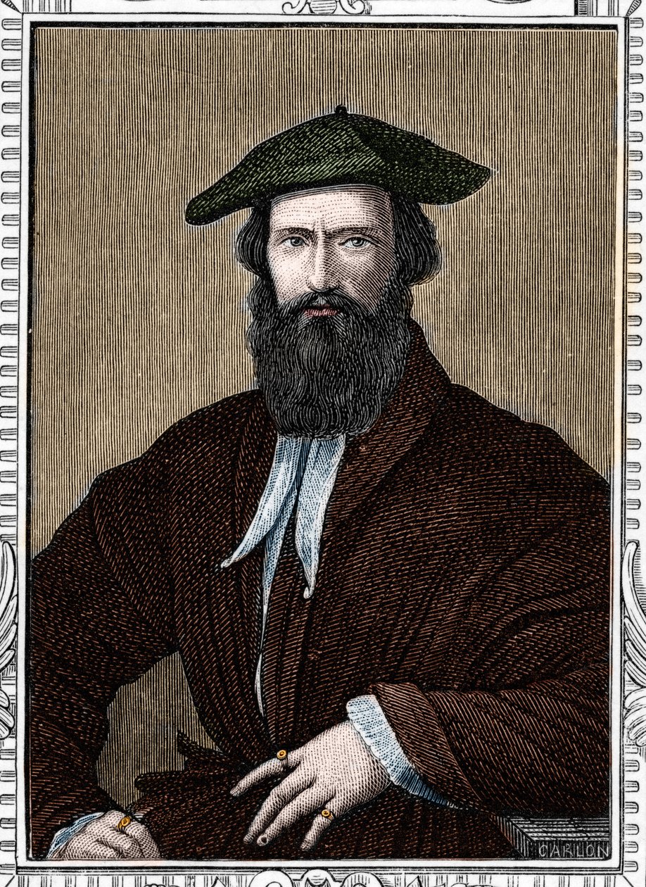 Portrét Girolama Francesco Maria Mazzola řekl Parmigianino neboli Parmezán (1503-1540) italský malíř. rytina z roku 1859 v „“ galeriích Evropy - Itálie „“ od armengauda. Soukromá sbírka. od Anonymous Anonymous