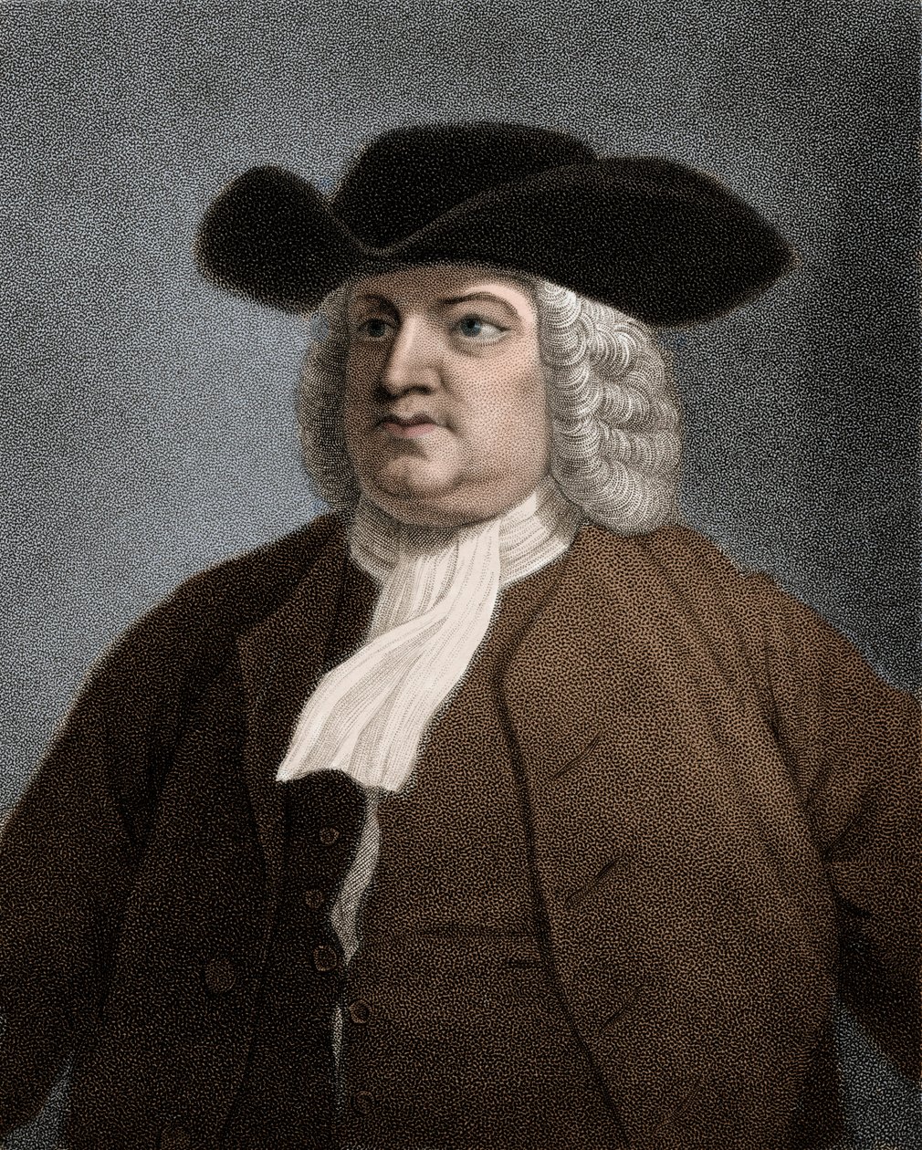 Portrét Guillauma (Williama) Penna (1644-1718) anglický kvaker, zakladatel Pensylvánie - William Penn od Anonymous Anonymous
