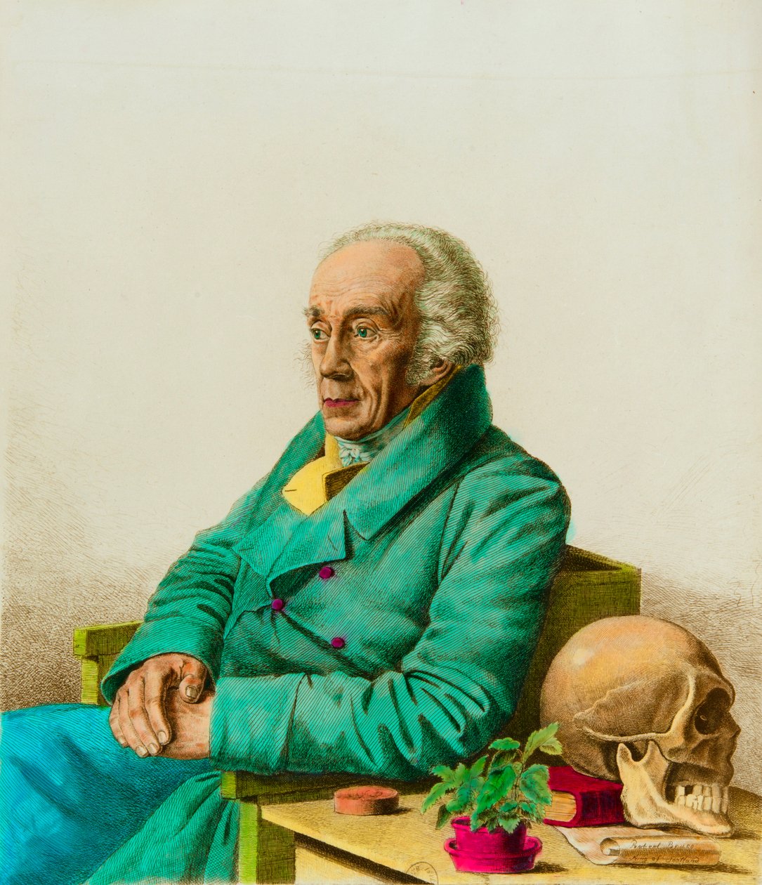 Portrét Josepha Friedricha Blumenbacha (1752-1840) německý antropolog a biolog, Privee Collection od Anonymous Anonymous