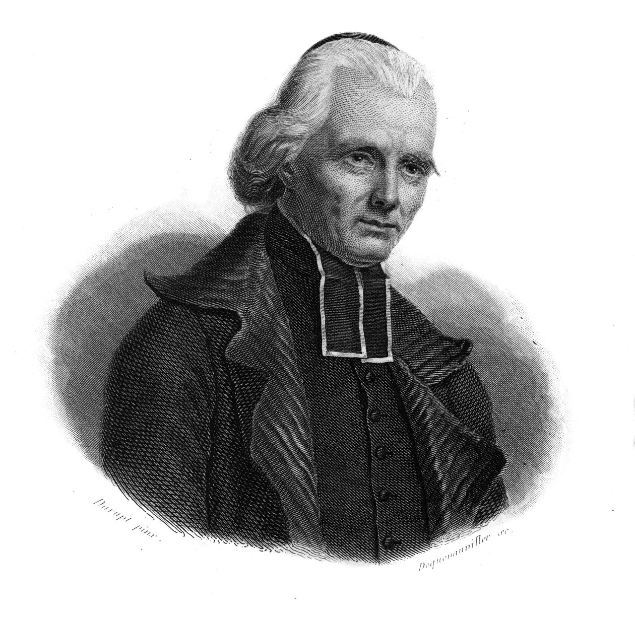Portrét abbého LEGRIS-DUVALA (LEGRIS DUVAL) (1765-1819), zpovědníka Ludvíka XVI. v „Portréty a dějiny užitečných mužů: muži a ženy všech zemí a všech podmínek, kteří získali práva na uznání mužů“ a množí od Anonymous Anonymous