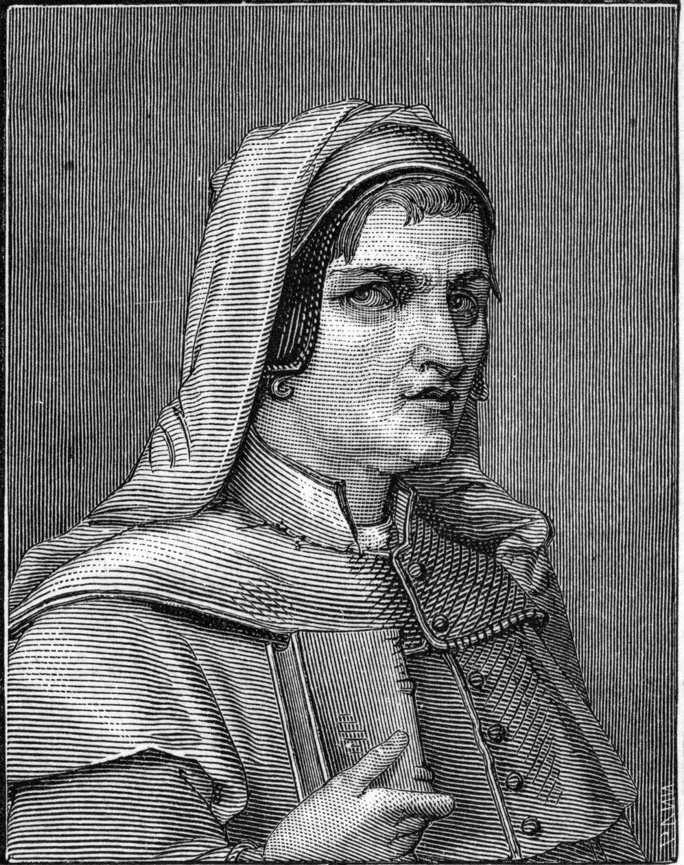 Portrét Lelia Orsiho (1511-1587), italského malíře. rytina z roku 1859 v „“ galeriích Evropy - Itálie „“ od Armandauda. Soukromá sbírka. od Anonymous Anonymous