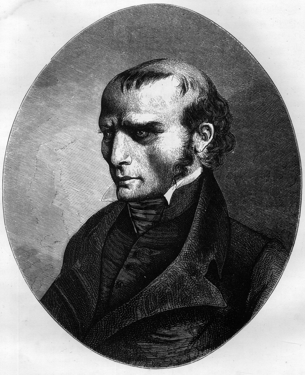 Portrét Louise Pierra Louvela (1783-1820), vraha vévody z Berry v roce 1820 – rytina z roku 1863 v „Le Livre Rouge – Histoire De L