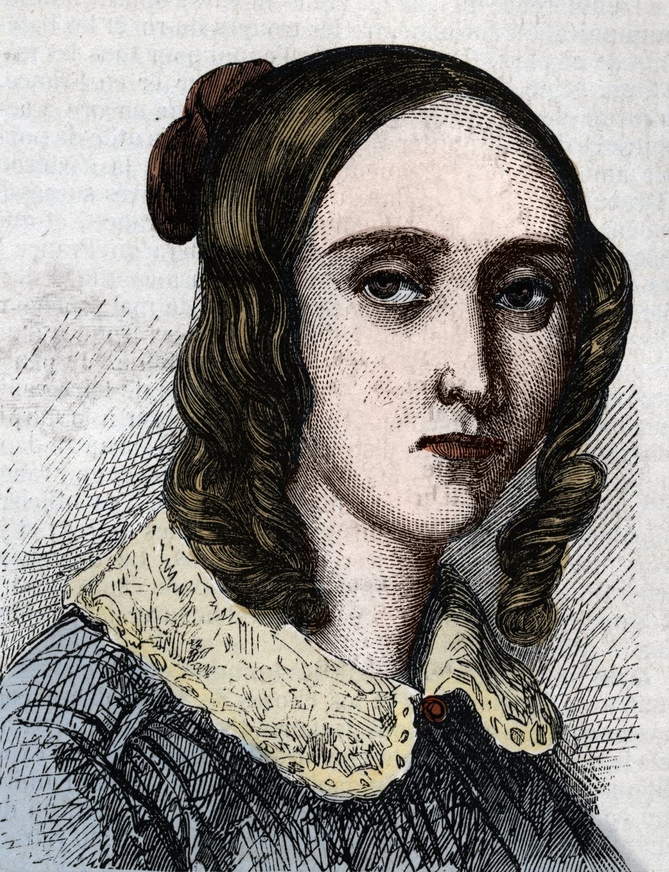 Portrét Louise Farrenc 1804-1875. Pianista, skladatel, francouzský učitel. od Anonymous Anonymous