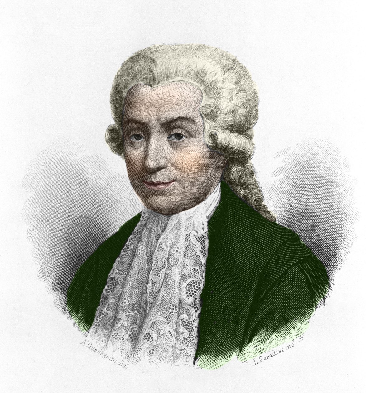 Portrét Luigiho Galvaniho (1737-1798), italského fyzika a lékaře. od Anonymous Anonymous