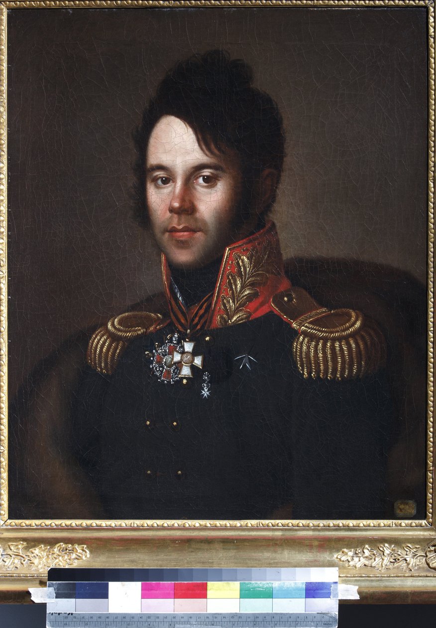 Portrét generálního starosty Pyotra Afanasieviče Papkova (1772-1853) - Anonym. Olej na plátně od Anonymous Anonymous