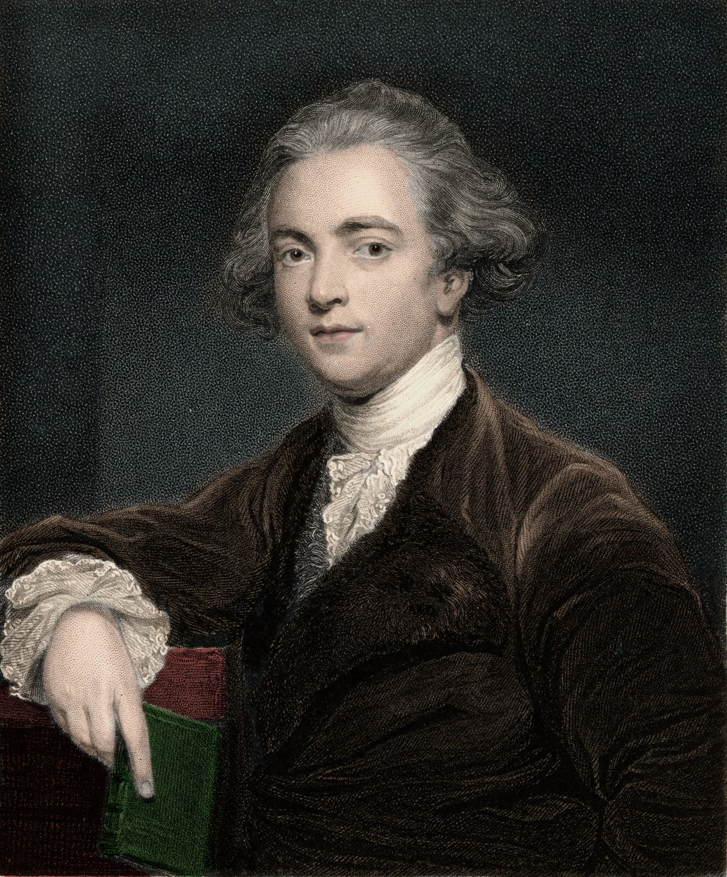 Portrét Sir William Jones (1746-1794), anglický lingvista - Sir William Jones 1746-1794 - anglický filolog od Anonymous Anonymous