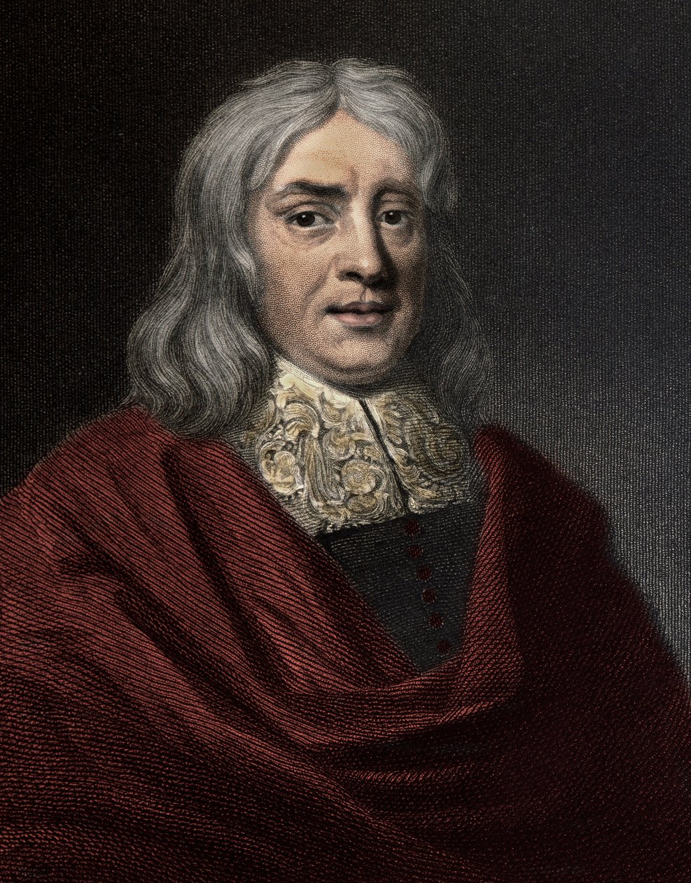 Portrét Thomase Sydenhama (1624-1689), anglického lékaře - Thomas Sydenham 1624-1689, anglický lékař od Anonymous Anonymous