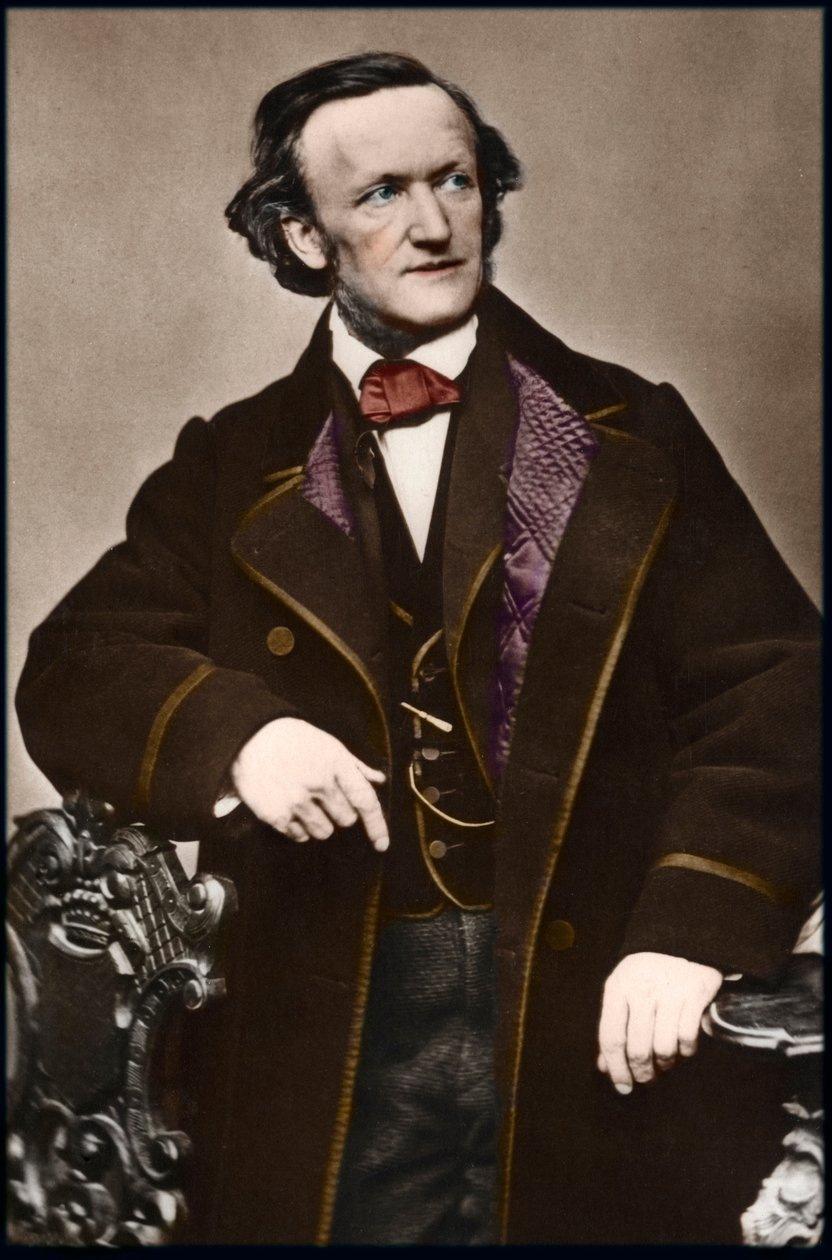 Portrét skladatele Richarda Wagnera (1813-1883) - Portrét Richarda Wagnera (1813-1883), německého skladatele. od Anonymous Anonymous