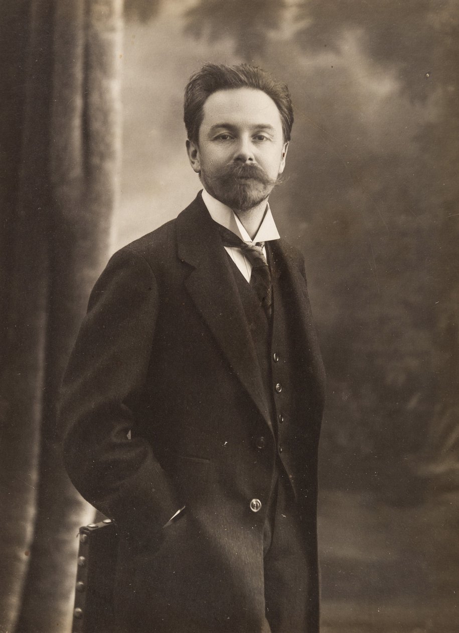 Portrét skladatele Alexandra Skrjabina (1872-1915) od Anonymous Anonymous