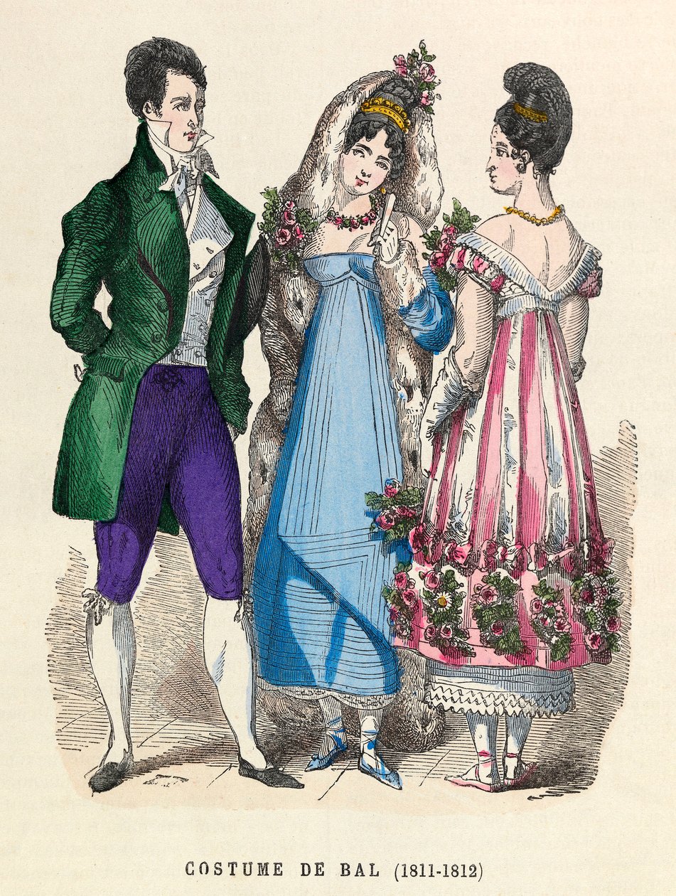 Plesové kostýmy v letech 1811 - 1812 - soukromá sbírka od Anonymous Anonymous