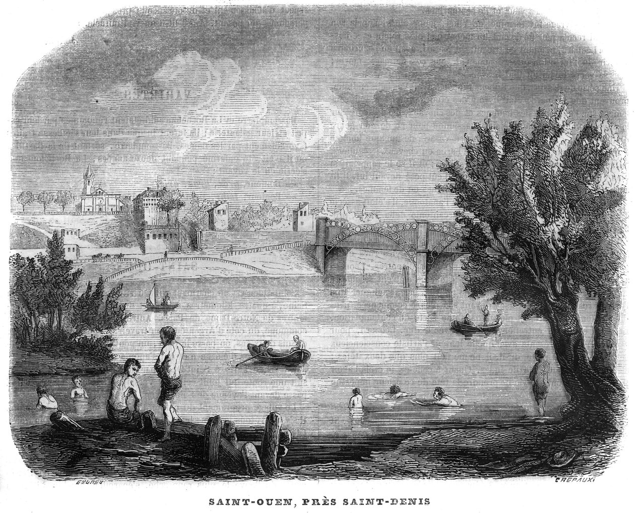 Saint-Owen (mladý Saint-Tennis) mladý Saint-Tennis (Saint-Tennis) v roce 1858. od Anonymous Anonymous