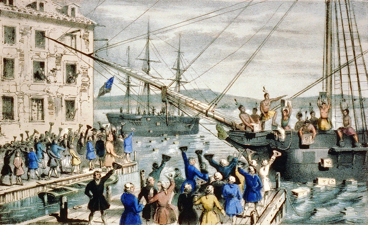 The Boston Tea Party: Tea Destruction in Boston Harbor od Anonymous Anonymous