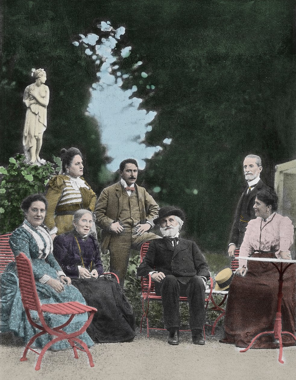 Italský skladatel Giuseppe Verdi (1813-1901) v Sant