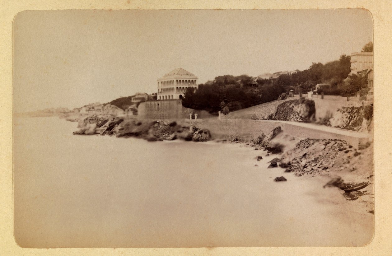 Město Marseille a jeho okolí cca 1885-1890: La route de la Corniche, soukromá sbírka od Anonymous Anonymous