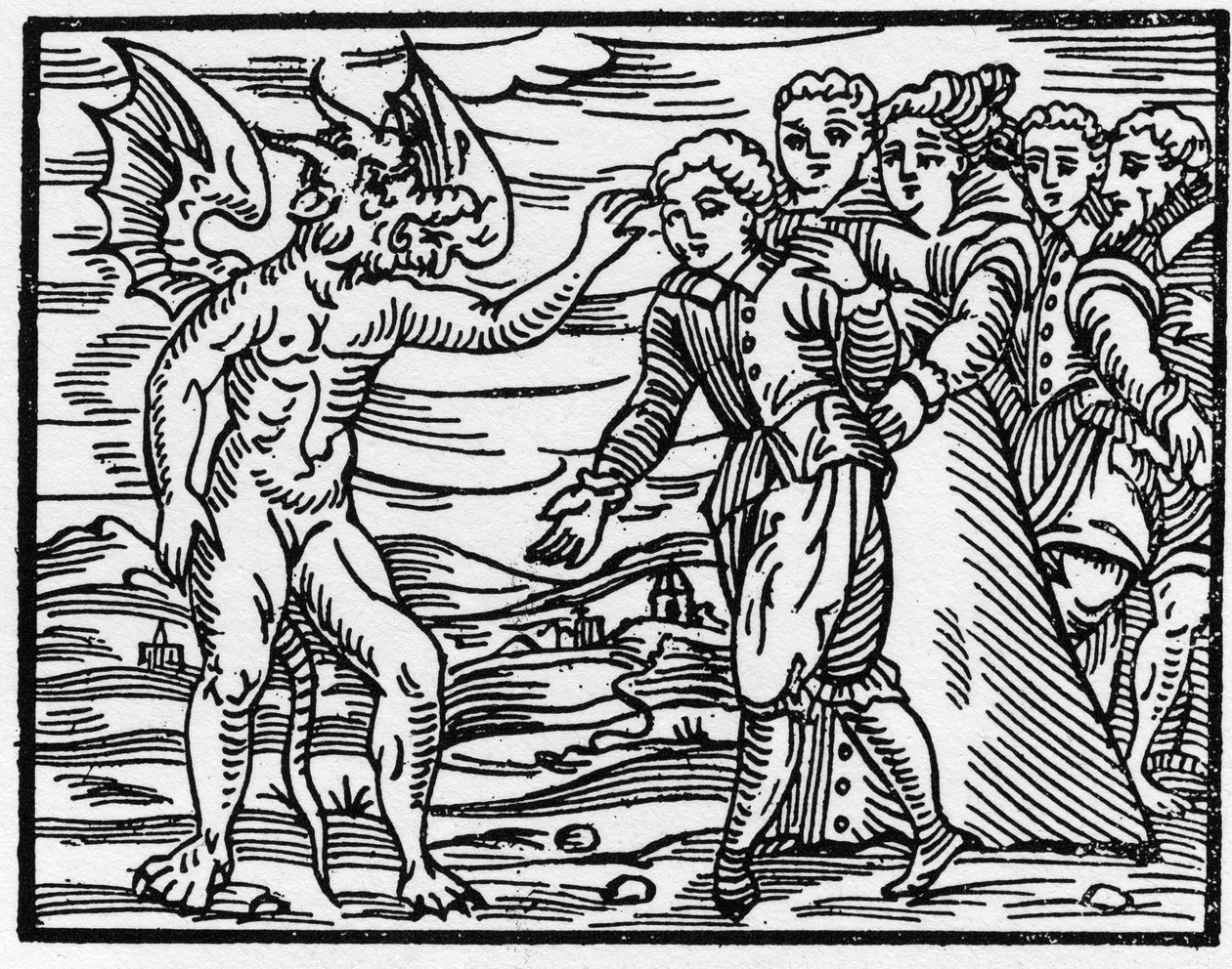 Otisk ďáblova drápu - “” Compendium Maleficarum””, pojednává o čarodějnicích, jejich zlu a jejich třídění Francesco Maria Guazzo nebo Guaccio nebo Guaccius (15?? -16??) 1608 Soukromá sbírka od Anonymous Anonymous