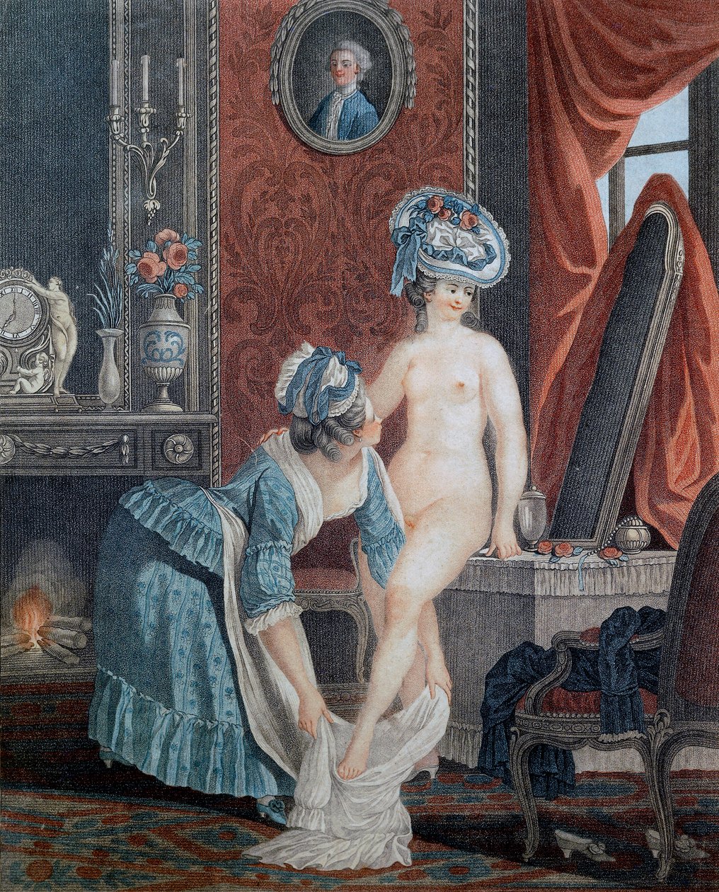 Toaleta od Louise Marina Bonneta (1736 - 1793). od Anonymous Anonymous