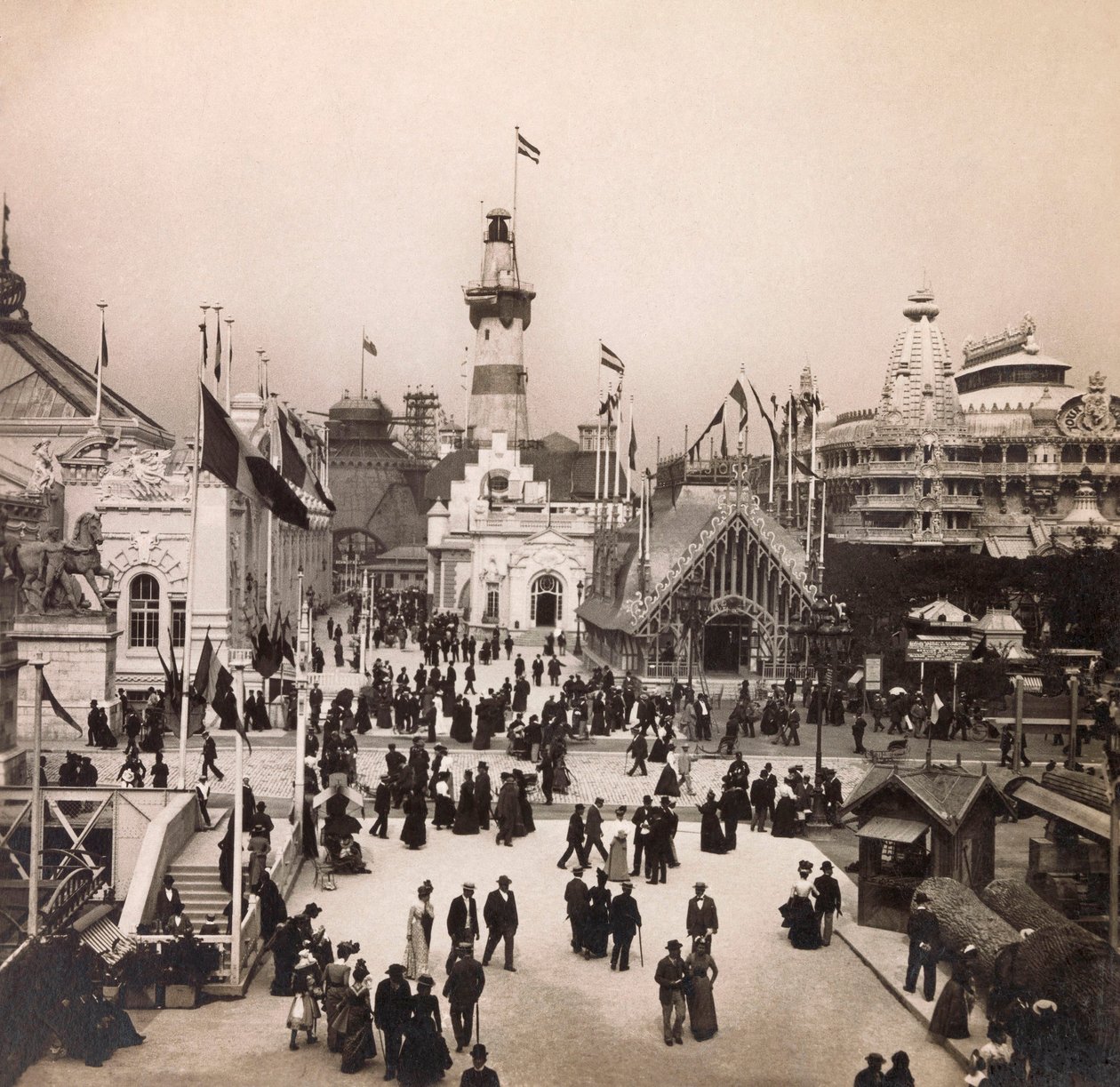 Univerzální výstava roku 1900 - Výstava Universelle de 1900 v Paříži: Pavilon obchodní navigace - soukromá sbírka od Anonymous Anonymous
