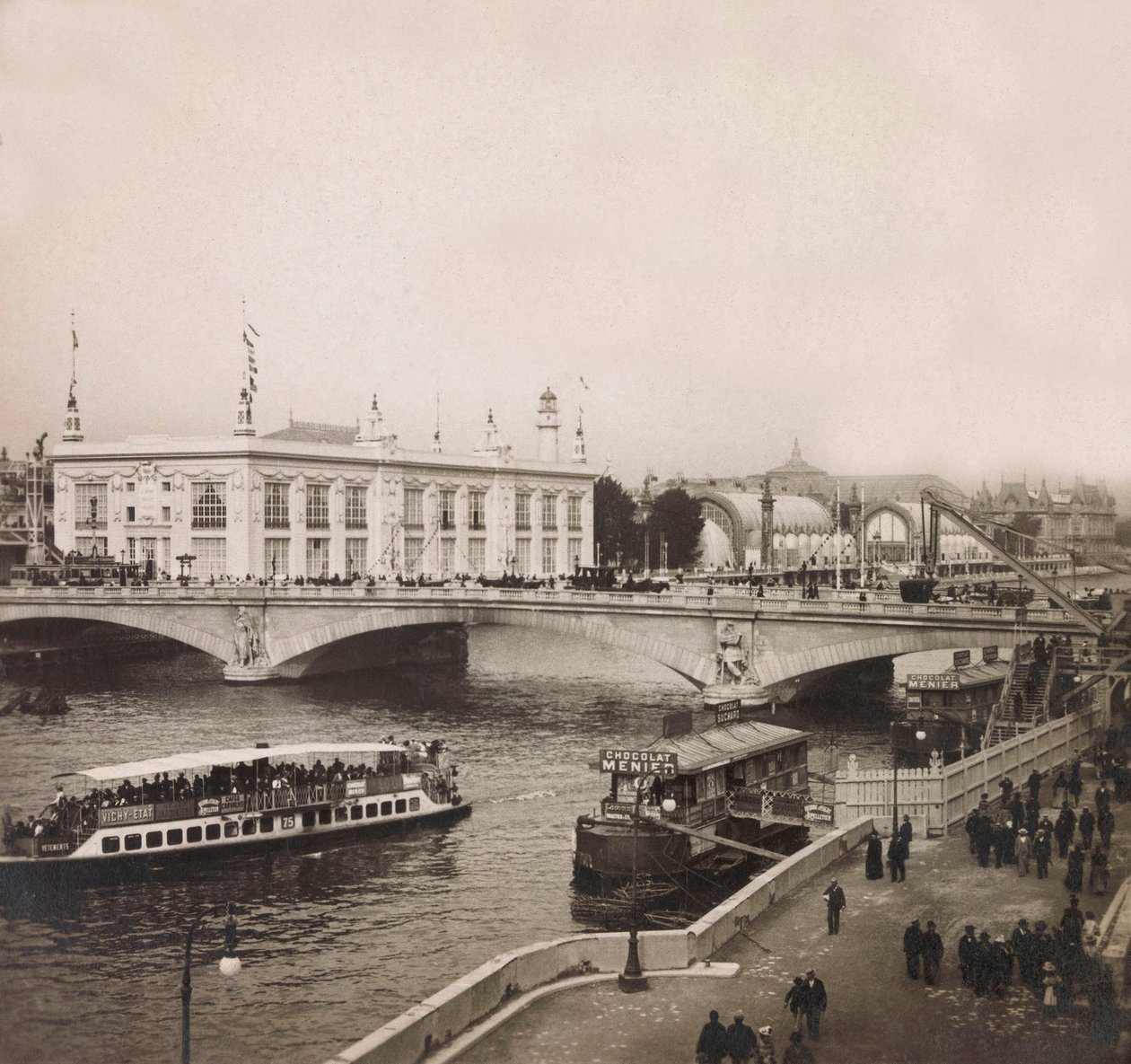 Univerzální výstava roku 1900 - Výstava Universelle de 1900 v Paříži: Palais des Congres - soukromá sbírka od Anonymous Anonymous