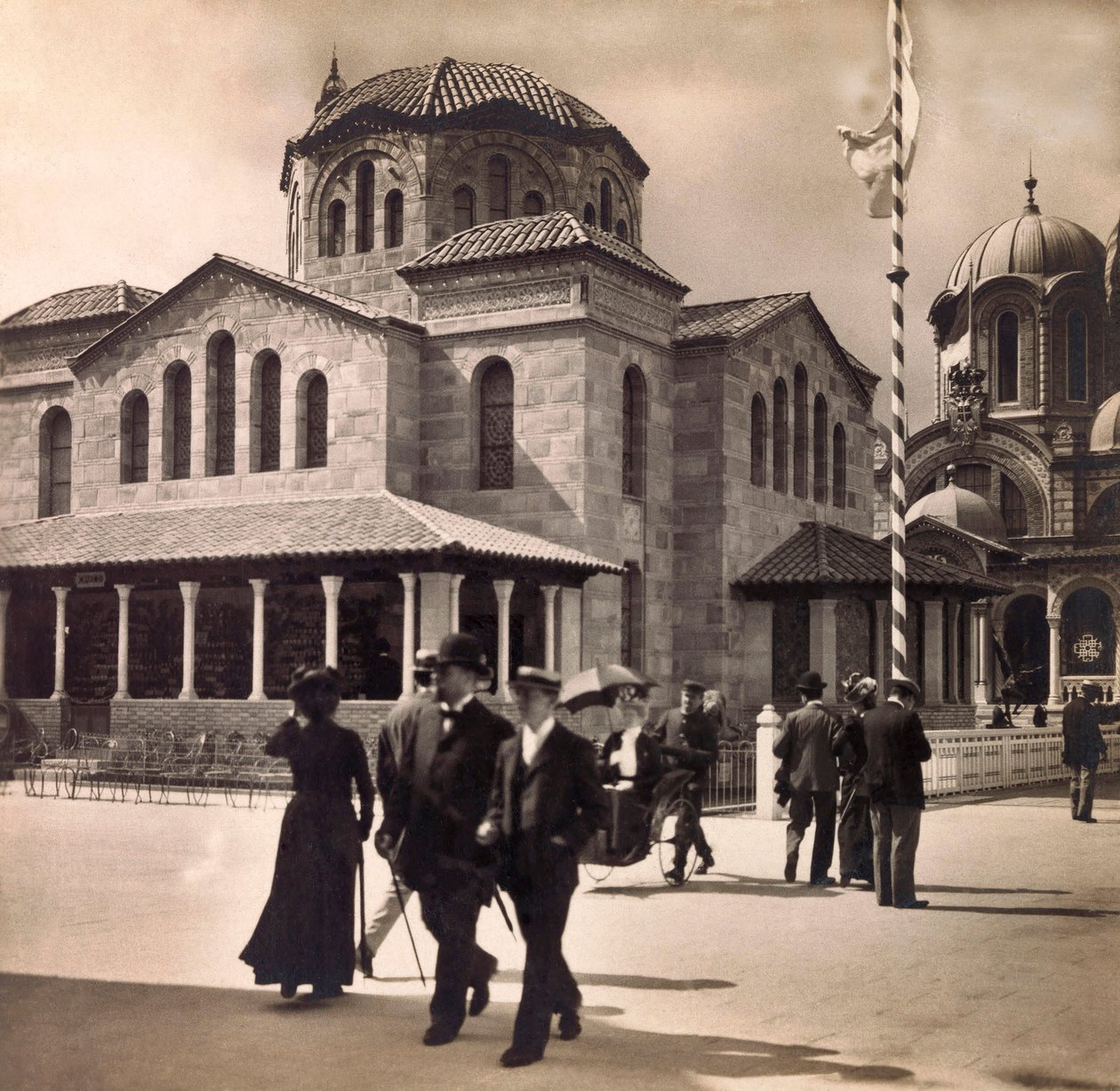 Univerzální výstava 1900 - Univerzální výstava 1900 v Paříži: Řecký pavilon - soukromá sbírka od Anonymous Anonymous