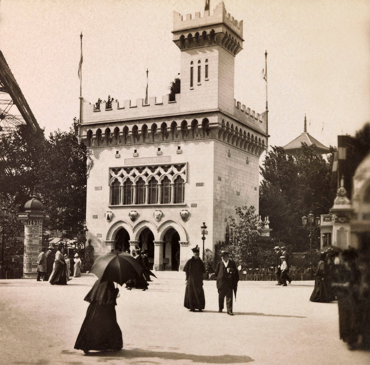 Univerzální výstava 1900 - Univerzální výstava 1900 v Paříži: Pavilon San Marina - soukromá sbírka od Anonymous Anonymous
