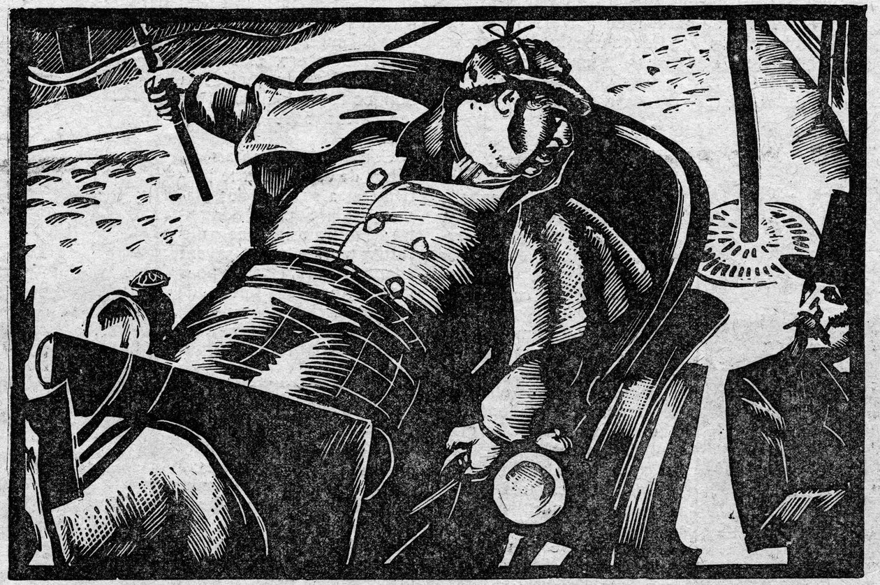Různá fakta: kočí Jacques Collignon, odsouzený za vraždu klienta, který v roce 1855 podal stížnost na příliš mnoho placenou rasu v Paříži. Ilustrace převzata z „“Le petit journal illustrious”” 1931 od Anonymous Anonymous