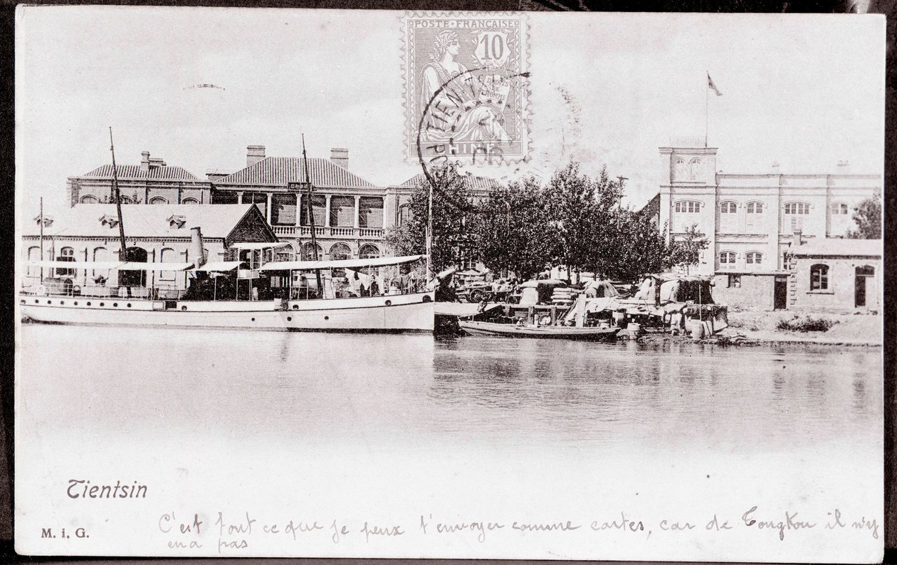 Pohled na město Tsien Tsin v Číně Fotografie z roku 1906 – soukromá sbírka od Anonymous Anonymous