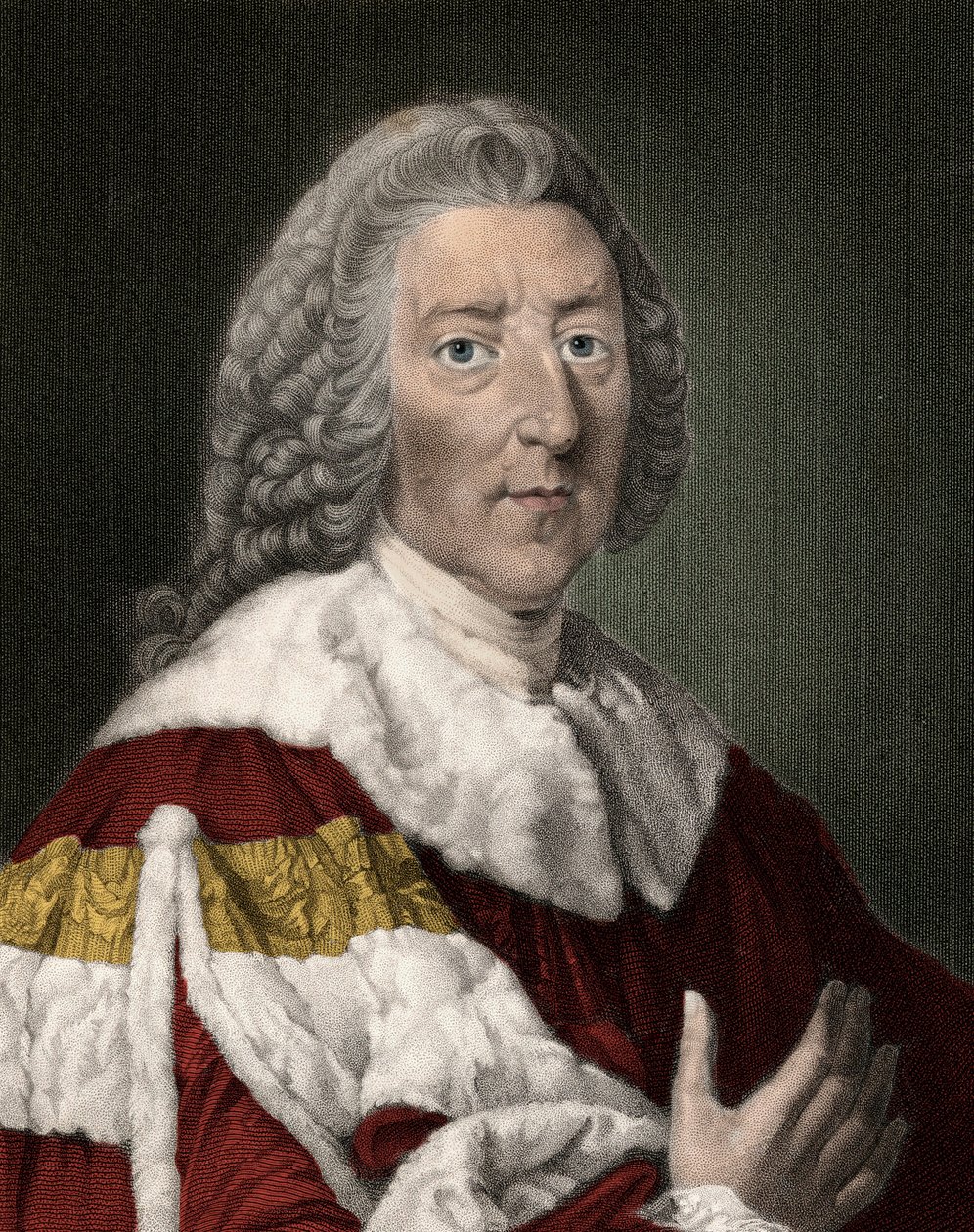William Pitt starší (1708-1778), anglický státník - William Pitt starší 1. hrabě z Chathamu od Anonymous Anonymous