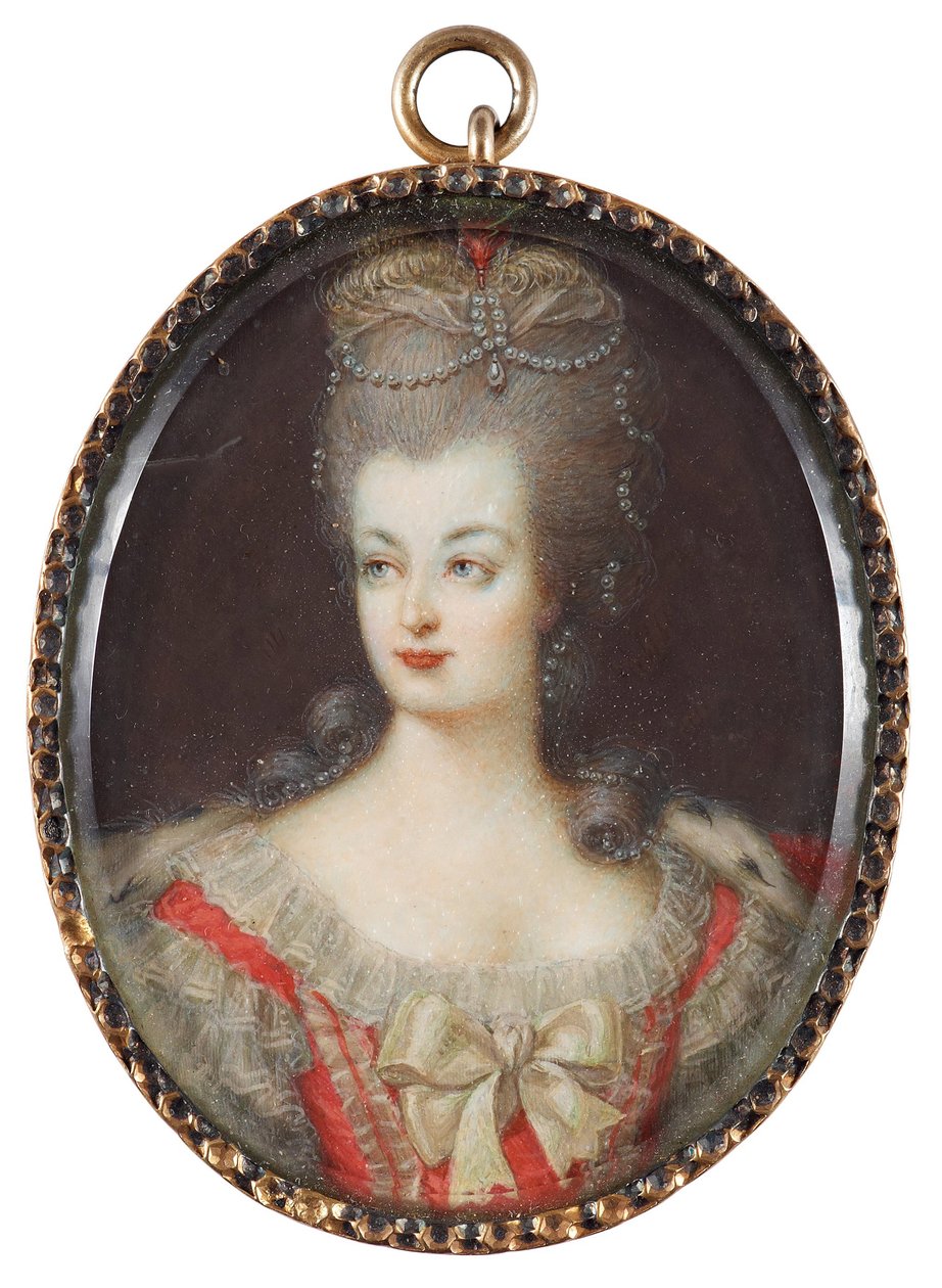 Portrét francouzské královny Marie Antoinetty (1755-1793) od Anonymous Anonymous