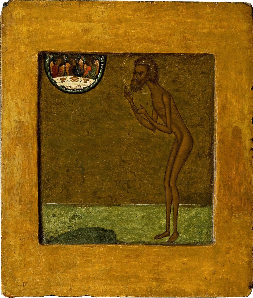 Basil the Blessed, konec 16. století. od Anonymous Russian icon painter