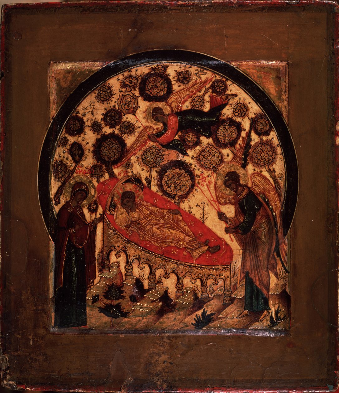 Kristus nikdy nespící oko, 16. století od Anonymous Russian icon painter
