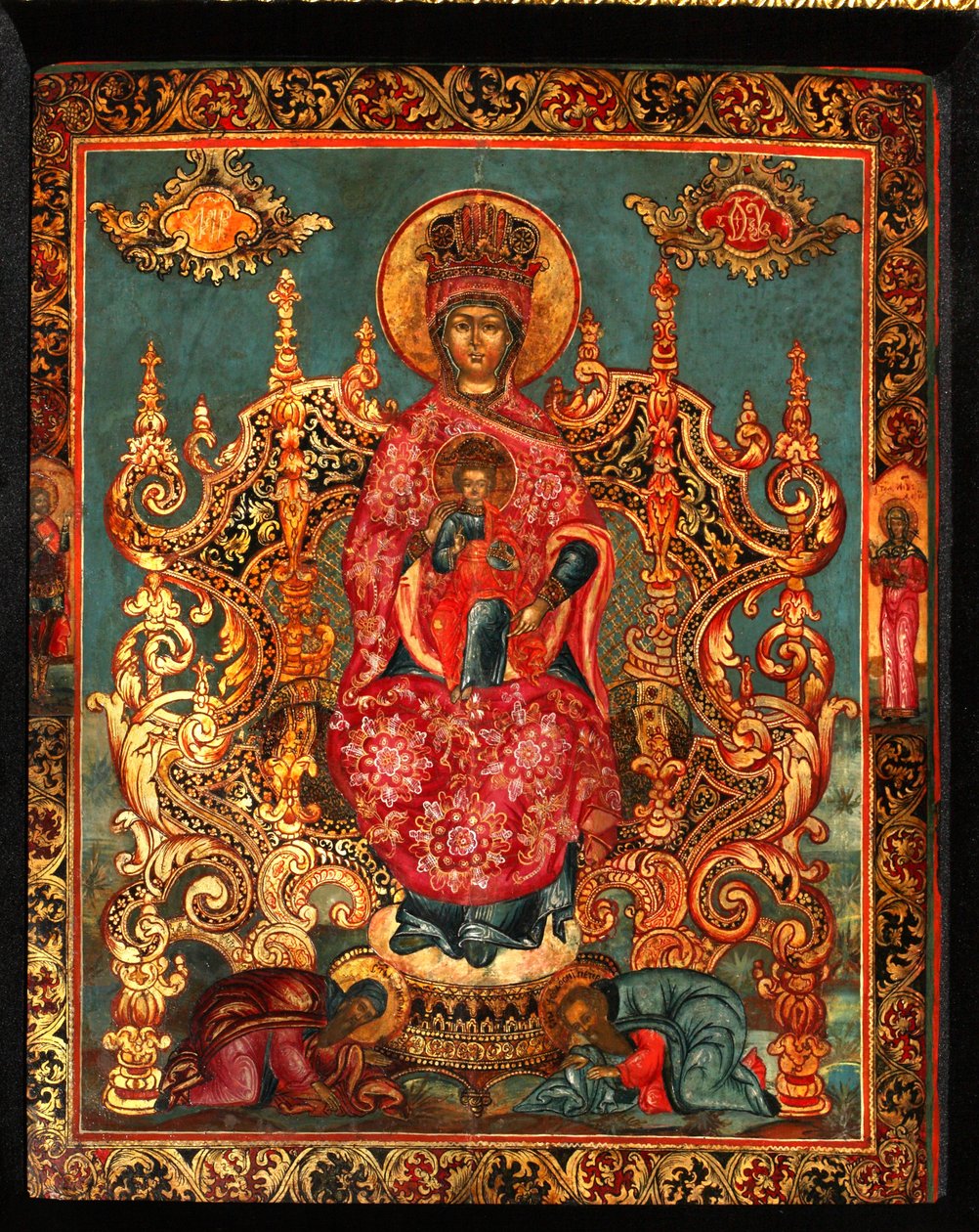 Matka Boží Pecherskaya, 18. století od Anonymous Russian icon painter