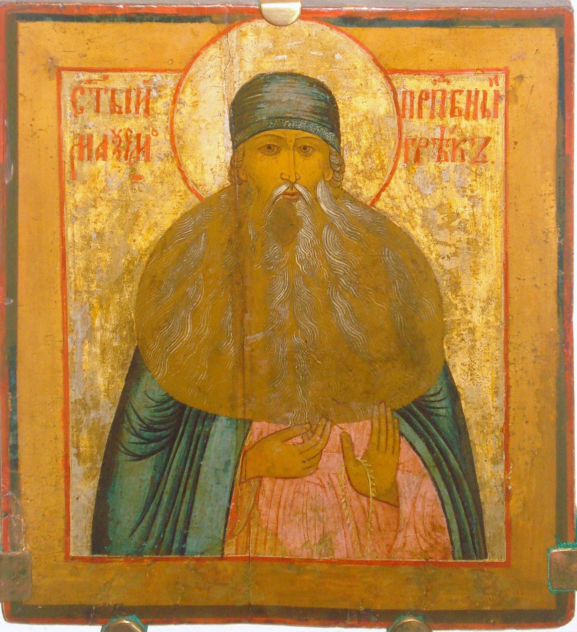 Svatý Maxim Řek od Anonymous Russian icon painter