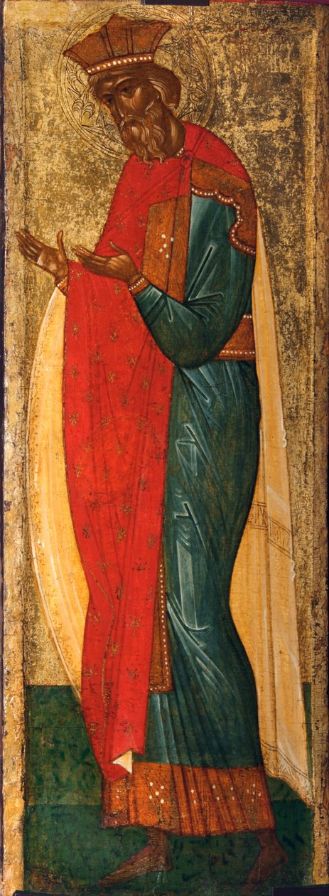 Svatý Vladimír z Kyjeva, počátek 15. století. od Anonymous Russian icon painter