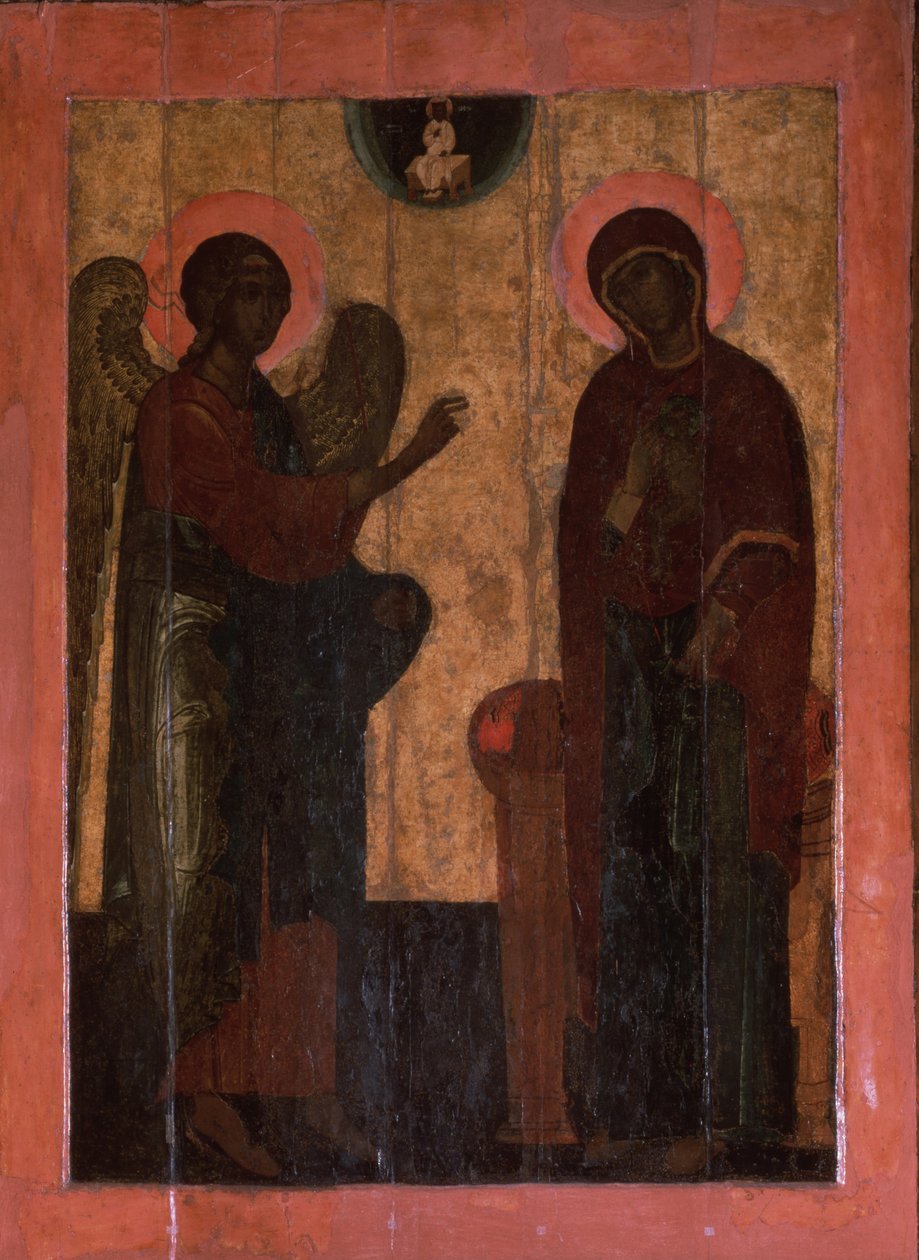 Zvěstování Ustyug, druhá polovina 16. stol. od Anonymous Russian icon painter