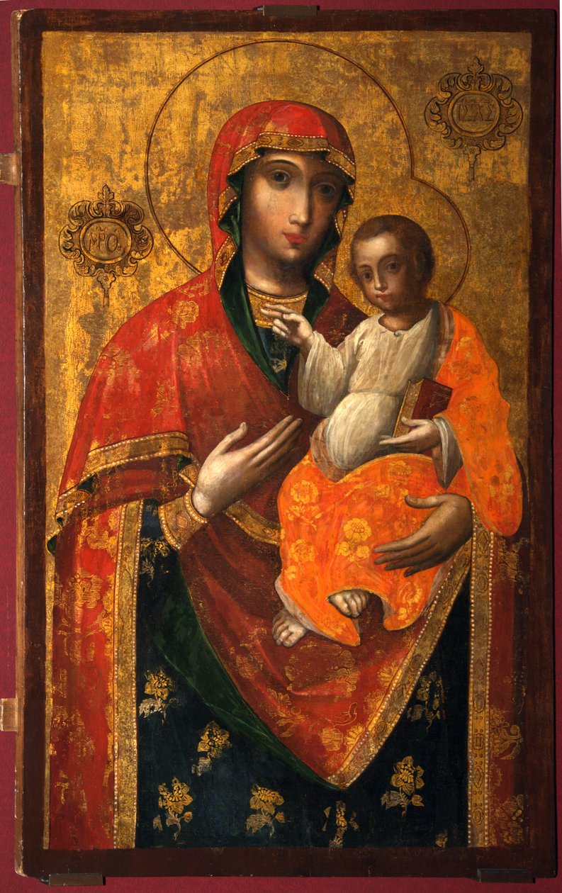 Iljin-Černigovská ikona Matky Boží, 18. století od Anonymous Russian icon painter
