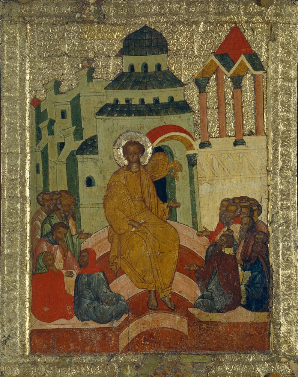 Nevěra svatého Tomáše, 1497 od Anonymous Russian icon painter