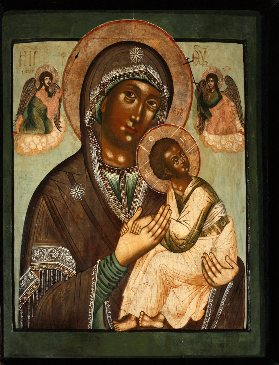 Matka Boží umučení Strastnaja, 17. století od Anonymous Russian icon painter