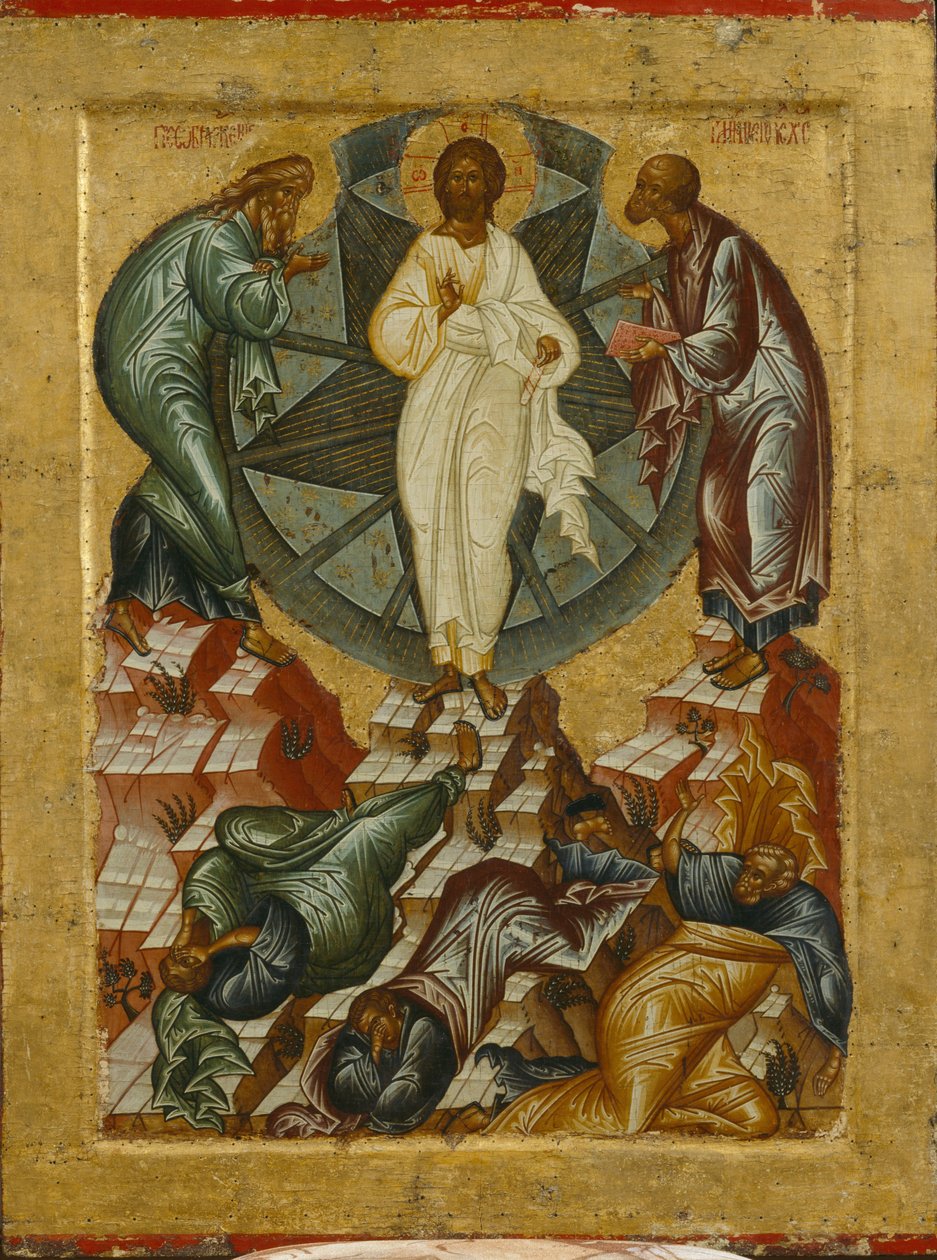 Proměnění Ježíše, 1497 od Anonymous Russian icon painter